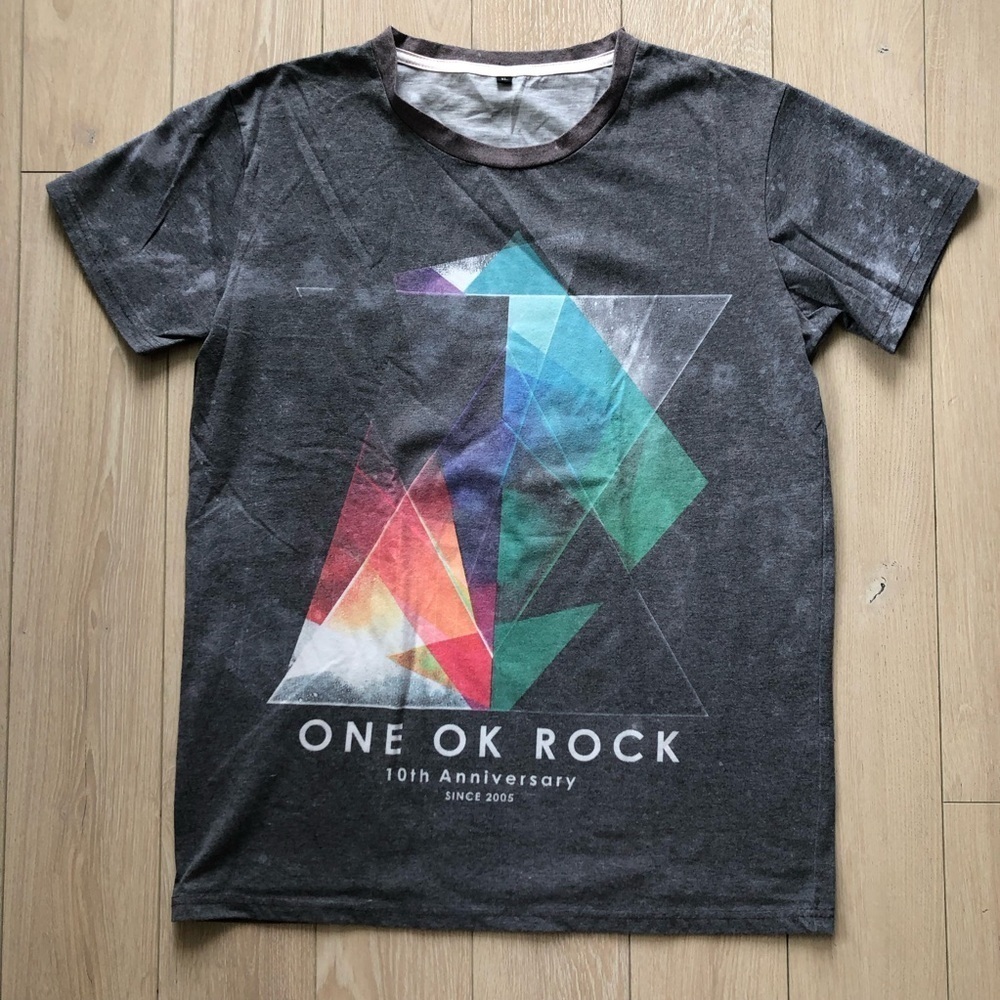 One Ok Rock Japanese Rock Band 10th Anniversary Concert T Shirt Unisex Size XL